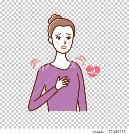 動悸が気になる20代30代女性 71389683