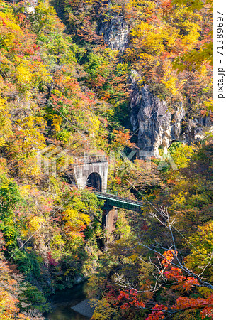 【宮城県】紅葉の鳴子峡 【宮城県】紅葉の鳴子峡 71389697