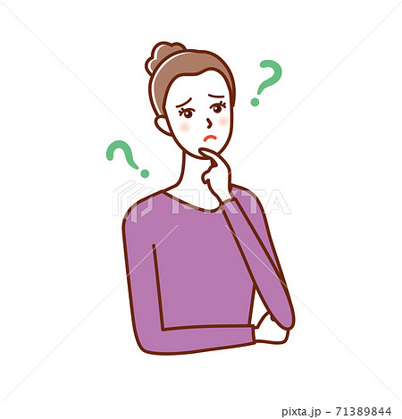 物忘れした20代30代女性 71389844