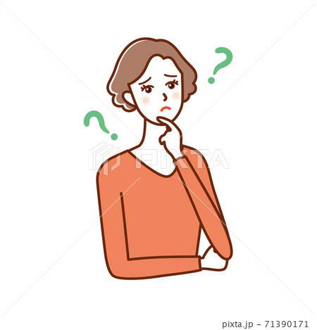 物忘れした30代40代女性 物忘れした30代40代女性 71390171