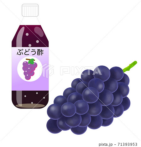 Grape Vinegar Stock Illustration