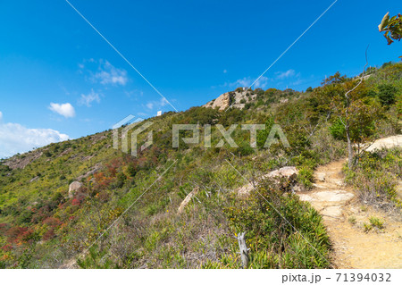 岩尾根から見た高御位山(須磨アルプス・高御位山) 岩尾根から見た高御位山(須磨アルプス・高御位山) 71394032