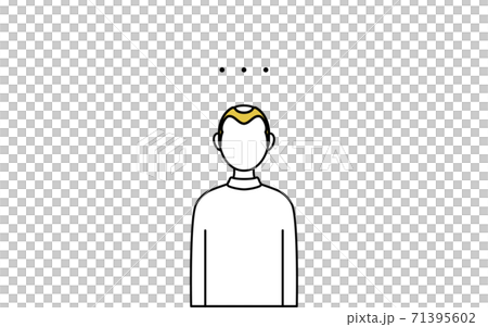AGAの男性が言葉を失って立ち尽くしているところ AGAの男性が言葉を失って立ち尽くしているところ 71395602