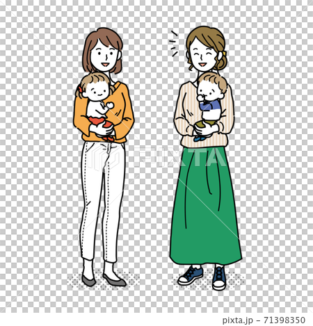 ママ友同士のお喋り 71398350