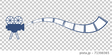 映画　映写機　フィルム 71398365