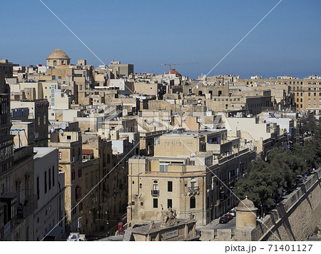 マルタ ヴァレッタ アッパーバラッカガーデンからの眺望 / Valletta, Malta 71401127
