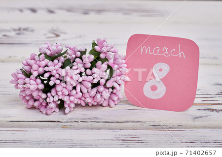 Flowers on wooden surface. Flowers on wooden surface. 71402657