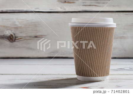 Ripple paper cup with lid. Ripple paper cup with lid. 71402801