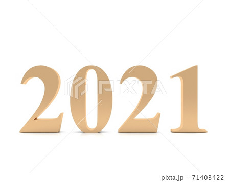 New Year 2021  ,  3d rendering 71403422