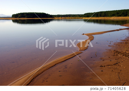 平滝沼の静かな湖畔 71405628
