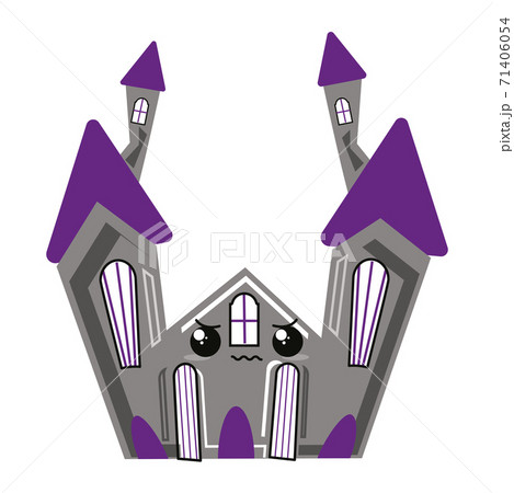 Cartoon of a castle kawaii 71406054