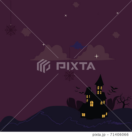 Scary castle in a dark nigth Scary castle in a dark nigth 71406066