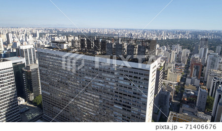 Aerial view of Sao Paulo city, Brazil. 71406676