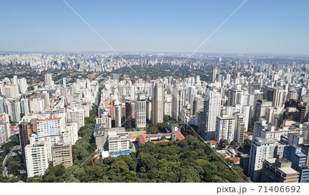 Aerial view of Sao Paulo city, Brazil. Aerial view of Sao Paulo city, Brazil. 71406692