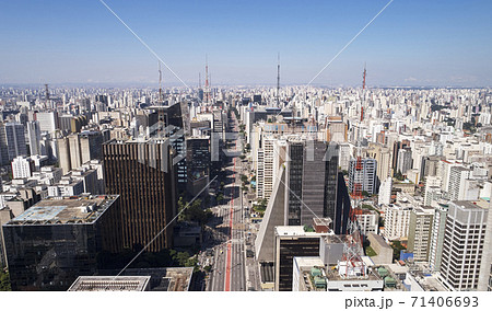 Avenida Paulista in Sao Paulo city, Brazil 71406693
