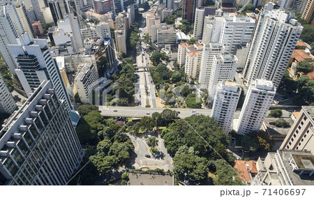 Aerial view of Sao Paulo city. Aerial view of Sao Paulo city. 71406697