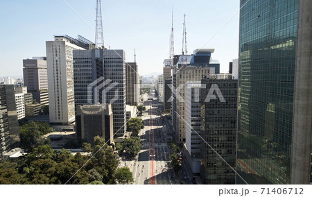 Avenida Paulista in Sao Paulo city, Brazil 71406712