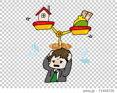 A man who balances home and money 71408726