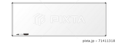 Illustration of whiteboard isolated Vector Illustration of whiteboard isolated Vector 71411318