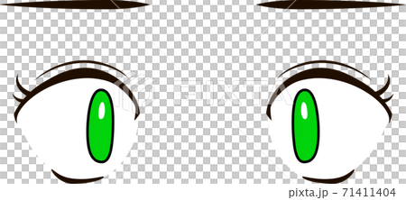 動漫風格的眼睛可愛漂亮的女孩動漫卡通正常無表情 動漫風格的眼睛可愛漂亮的女孩動漫卡通正常無表情 71411404