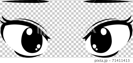 Anime eyes, anime girl eyes, anime style eyes PNG ilustração do