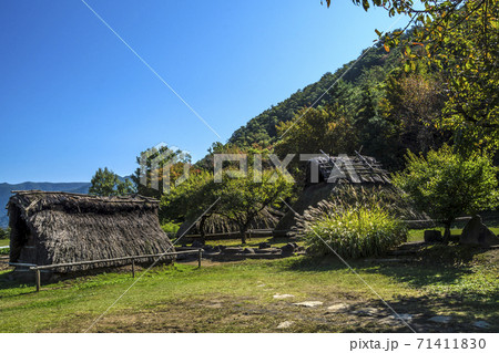 信州　長野県千曲市秋の科野の里歴史公園 71411830
