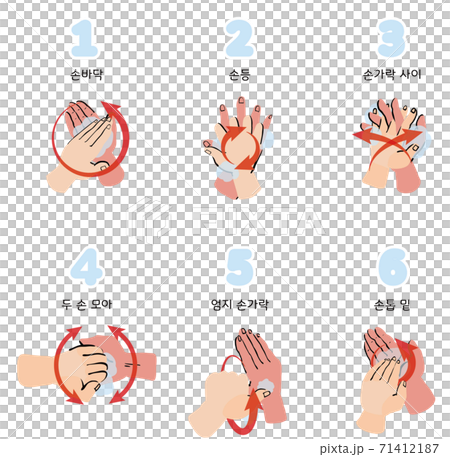手 衛生 イラストのイラスト素材