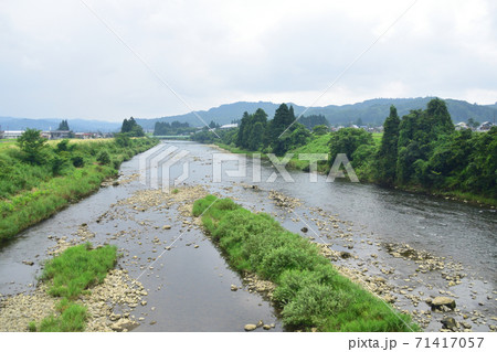 小出駅から只見駅までの只見線車窓からの風景 71417057