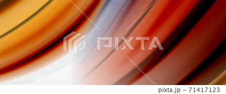 Abstract Background. Smooth flowing lines, blurred waves, rainbow color style stripes. Vector illustrations for covers, banners, flyers and posters and other 71417123