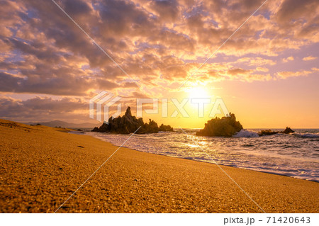 水晶浜(夕景) 水晶浜(夕景) 71420643