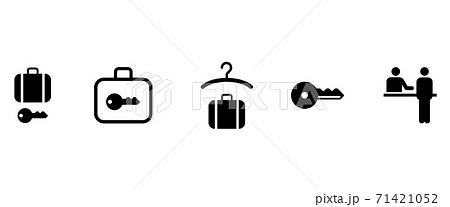 アイコン　荷物　クローク　ロッカー 71421052