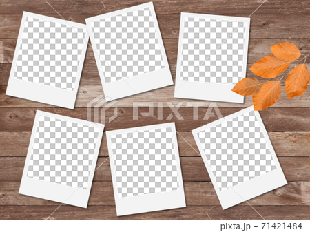 フォトフレームと紅葉　背景画像 71421484