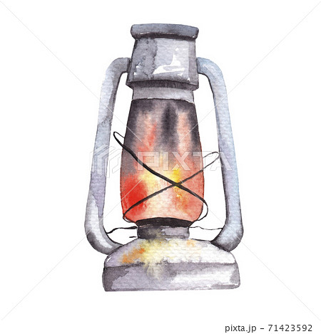 Camping lantern sketch icon  Stock vector  Colourbox