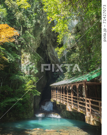 【山口県】秋芳洞の入り口 71427073