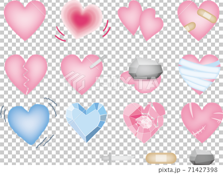 Assorted hearts that are perfect for talking about your heart 71427398