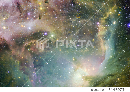 Outer space. Elements of this image furnished by NASA 71429754