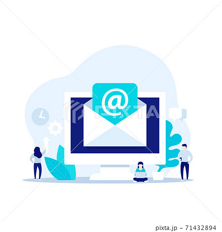 email service, electronic mail message vector 71432894