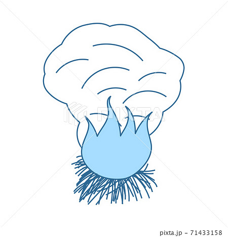 Sesonal Grass Burning Icon 71433158