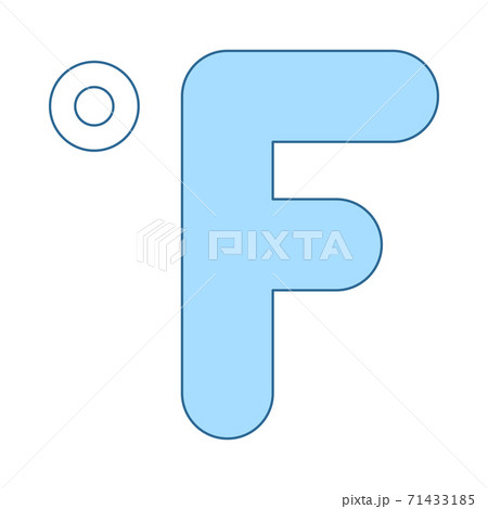 Fahrenheit Degree Icon 71433185
