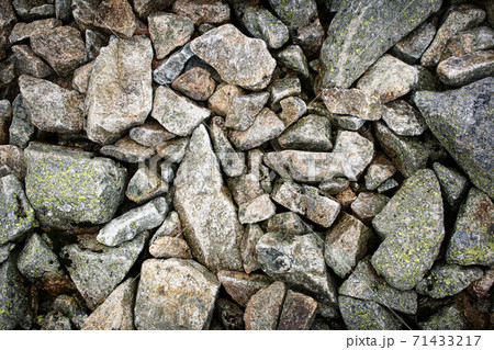 detail of a group of rubble stone 71433217