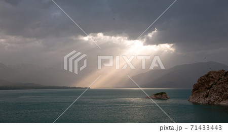 Van, Turkey - 20 May 2011: Van lake, the largest lake in Turkey... 71433443
