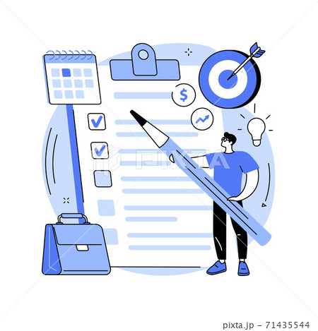 Business plan abstract concept vector...のイラスト素材 [71435544] - PIXTA