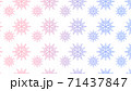 雪の結晶-パターン- 71437847