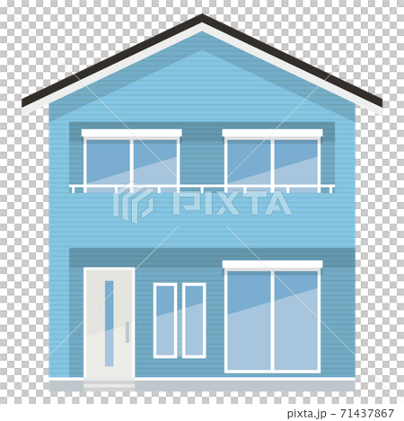 Exterior wall painting series My home - Stock Illustration [71437867 ...