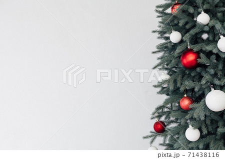 Christmas tree New Year's background place for inscription Christmas tree New Year's background place for inscription 71438116