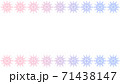 雪の結晶-ライン- 71438147