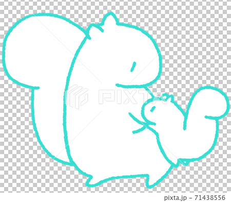 Squirrel parent and child (light blue) Squirrel parent and child (light blue) 71438556