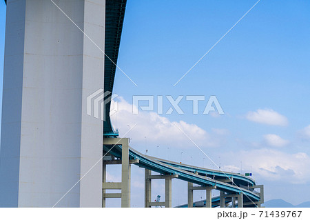 荒津大橋 あらつおおはし 福岡市の写真素材