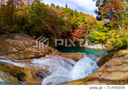 ダム湖に沈むことになった絶景 秋田県 ダム湖に沈むことになった絶景 秋田県 71440009