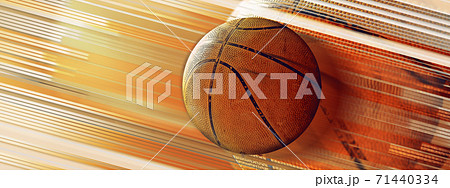 芸術的なバスケットボールのイラストのイラスト素材